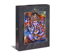 Ulmer Puzzleschmiede - Puzzle "Ganesha" - Il popolare dio indù come un dipinto colorato