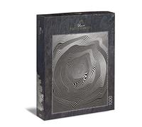 Ulmer Puzzleschmiede - Puzzle impossible "Crazy" - Il nostro puzzle da 1000 pezzi appositamente progettato per i mostri del puzzle - Linee geometriche bianche e grigie