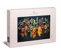 Ulmer Puzzleschmiede - Puzzle Spezie ed Erbe aromatiche - Puzzle 1000 Pezzi - Un Bel Colpo d'occhio in Una Cucina Moderna