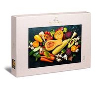Ulmer Puzzleschmiede - Puzzle "Verdure" - puzzle 1000 pezzi - Verdure in autunno su nobile pietra nera