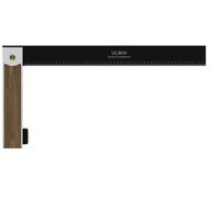 ULMIA 123450 - Squadra da tavolo di precisione in alluminio, 600 mm, precisione di misurazione ± 0,04 mm