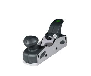 Ulmia Pialla in alluminio (senza incisione, in alluminio + plastica riciclabile, parti laterali intercambiabili, scoiattolo di pialla ergonomica, pialla a mano, pialla in legno) HA48-1