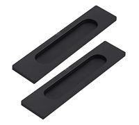 ULnospogq Maniglie for porte autoadesive in lega di alluminio | Maniglie autoadesive for mobili, 2 pezzi, multicolore (150-220) mm, for ante scorrevoli di cassetti(Black,220mm)