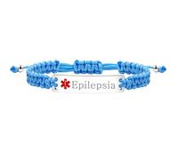 Uloveido Braccialetto personalizzato con nome identificativo medico per donne o uomini Y3944, Acciaio inossidabile Poliestere, Senza Gemstone