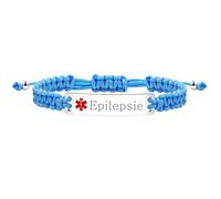 Uloveido Braccialetto personalizzato con nome identificativo medico per donne o uomini Y3944, Acciaio inossidabile Poliestere, Senza Gemstone
