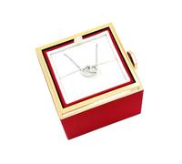 Uloveido Collana personalizzata con incisione personalizzata, cuori che si intersecano, due nomi, ciondolo a forma di cuore, choker, catenina per collo, Acciaio inossidabile, Nessuna pietra preziosa