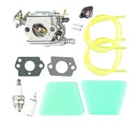 ULPTOBKUD Carburatore Universale for Tosaerba Compatibile con 350 351 370 371 390 420 Compatibile con soffiatore for Foglie MC 333 335 338 con Tubo Aria