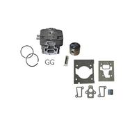 ULPTOBKUD Gruppo Cilindro pistone da 44 mm for Tosaerba TJ53 KBL53A KBH53, Macchina potatura, con, Anello, Perno, Morsetto, Parti, Attrezzi Giardino universali(Type 2)