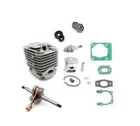 ULPTOBKUD Kit Guarnizione Olio Cuscinetto Albero Motore pistone Cilindro G3800 da 39 mm for Motosega da 38 CC e 39 CC T2100-41110 Universale(Piston 1 Ring)