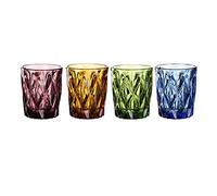 ULPUDFAO Bicchiere da Vino Bicchiere d'Acqua for Il Succo di bei Birra Il Latte Vino Bevanda drinkware Set 4 Pezzi 240 ml for la Bevanda Fredda Occhiali Famiglia e Amici Festa Bicchiere da Vino Rosso
