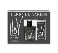 Ulric De Varens UDV Black da uomo Eau De Toilette Spray 100ml Set 2 Pieces