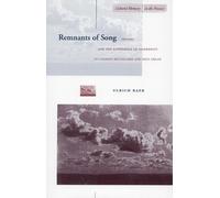 Ulrich Baer Remnants of Song (Copertina rigida) Cultural Memory in the Present