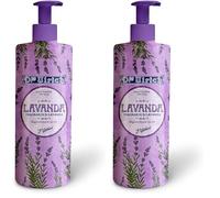 Ulrich Bagnoschiuma Lavanda, Olio di mandorla dolce ed olio essenziali di lavanda - Senza PEG, Parabeni, Senza siliconi 750ml (Confezione da 2)