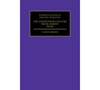 Ulrich Broich The Eighteenth-Century Mock-Heroic Poem (Tascabile)