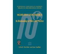Ulrich Teichler Higher Education Research (Copertina rigida)