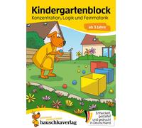 Ulrike Maier Kindergartenblock ab 3 Jahre - Konzentration, Logik, Fe (Tascabile)
