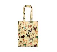 Ulster Weavers Borsa in PVC - 100% cotone resistente con rivestimento facile da pulire e fodera in poliestere, uso quotidiano, facile da pulire, costruzione robusta, media, tema animale, cane da