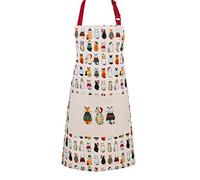 Ulster Weavers Christmas Cats in Waiting Grembiule in Cotone, Multi, Taglia Unica Unisex-Adulto