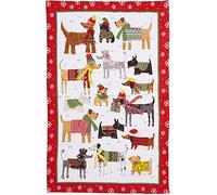 Ulster Weavers Ulster Weaver Cotton Tea Towel Snow Dogs-Strofinaccio in Cotone, Multicolore, 48x74cm