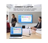 ULT-UNITE Real4K 80M 5.8GHZ Trasmettitore e Ricevitore Wireless -Compatibile Extender per Laptop PC Camera Proiettore A TV