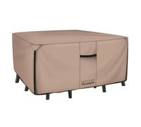 ULTCOVER Copertura quadrata resistente per tavolo da pranzo e sedie da esterni, in tela resistente 600D, impermeabile, per uso generico, dimensioni 157,5 cm