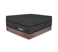 ULTCOVER Coperture all'aperto della STAZIONE TERMALE della copertura quadrata impermeabile della vasca idromassaggio del poliestere 600D 72 x 72" nero