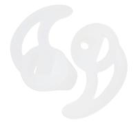 ULTECHNOVO 1 Paio di Punte Auricolari in Silicone Colore Bianco Confortevoli e Sicure per Auricolari a Tubo Acustico per Esercizio Vigoroso