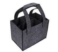 ULTECHNOVO 1 Pezzo sacchetto vino borsa per vino a tenuta stagna vino sentito portatori stoccaggio delle bottiglie morbido portatore di vino borsa da vino provato Grey