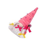ULTECHNOVO 1 Pz Bambola di peluche Decorazione domestica giocattoli di peluche Nozze bomboniere matrimonio bambola senza volto arredamento per la casa flanella rosa