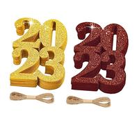 ULTECHNOVO 1 Set 2023 Tag del Vaso Decorativo per Feste Nozze per i Fiori Vaso Tondo Carino Arredamento complimenti Laurea Decorazioni Decorazione per la Festa Corda di