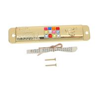 ULTECHNOVO 1 Set Decorazioni sugli stipiti pergamene Kosher casa Decorazione sospeso Simboli Arredamento mezuzah mezuzà retrò in Metallo Artigianato mezuzah in Metallo Lega di Zinco d'oro