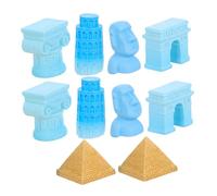 ULTECHNOVO 1 Set di Modelli Architettonici di FAMA Mondiale Manufatti Antichi Colonne Romane Pilastri Romani in Miniatura Colonne Greche Piramidi Decorazioni per Feste Statuette