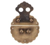 ULTECHNOVO 1 Set Fibbia a Scatola in Ottone Accessori retrò Fibbie per Mestieri Chiusura a Fibbia Chiusura a Cerniera del Lucchetto Fibbia dell'armadietto Piccoli Rame Golden