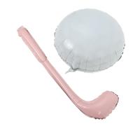 ULTECHNOVO 1 Set Palloni Da Golf Forniture Per Feste Di Golf Pallina Da Golf Gonfiabile Palloncini Di Alluminio Rotondi Decorazioni Per Feste a Tema Golf Pvc