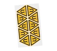 ULTECHNOVO 10 Adesivi Impermeabili Avviso di Sicurezza Campi Magnetici per Macchinari Industriali, Etichette Adesive Avvertimento per Laboratori e Fabbriche, Segnaletica Protettiva