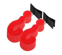 ULTECHNOVO 10 Pezzi Accessori Per Divertenti Fermagli Per Da Ragazza Clip Accessori Rave Ragazzo Fermagli Per D'argento A Forma Di Rosa Panno in Feltro