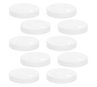 ULTECHNOVO 10 Pezzi Copertura Bianca per Bulloni Wc in Plastica Resistente alle Macchie, Tappo Decorativo per Fissaggi del Sedile del Water Design Elegante per Bagno
