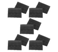 ULTECHNOVO 10 Pezzi Imbottitura Mentoniera Casco in Spugna Nera, Cuscinetti Protezione Mento Compatibili Caschi Bici Elettriche e Moto, Accessori Resistenti per Uso Ciclistico e Sport