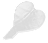 ULTECHNOVO 10 Pezzi Palloncini Trasparenti Forma di Cuore per Confezione Fiori Palloncini Decorativi Leggeri per Bouquet per Festa degli Innamorati e Compleanni