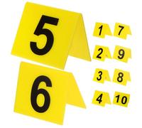 ULTECHNOVO 10 Pezzi Segnaposto Acrilico per Ristoranti Marcatori Numerici Lato per per Matrimoni e Feste per Cerimonie e Ricevimenti