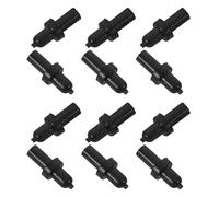 ULTECHNOVO 10 Pezzi Set di Aghi in Gomma per Pompa Aria per Palloni da Basket e Calcio, Riparazione Efficiente, Applicazione Semplice, per Uso Domestico e Campi All'aperto