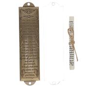 ULTECHNOVO 10 Set Decorazioni Religiose per La Casa con Pergamena Sacra Ebraico Vintage Mezuzah per Accessori Decorativi per La Casa Decorazione per D'Ingresso