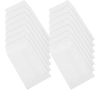 ULTECHNOVO 100 Buste per Contanti Piccole in Carta Bianca Buste per Risparmio Denaro e Organizzazione Oggetti Adatte per Viaggi e Uso Quotidiano