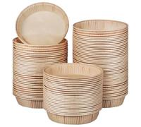 ULTECHNOVO 100 Mini Teglie Per Crostate Pirottini Antiaderenti Con Fondo Rotondo Stampi Per Crostate In Carta Usa E Getta Da 4 Pollici Per Torte Quiche Dessert Adatti Al Forno E Al