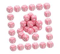 ULTECHNOVO 100 Pezzi Accessori Per Giochi Da Tavolo Perline Di Dadi Dadi D'arte Mini Giochi Acrilico