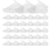 ULTECHNOVO 1000 pezzi Calzini Usa e Getta Trasparenti in Plastica per Piedi Copriscarpe Impermeabili Monouso per Trattamenti Idratanti e Pediluvi