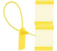 ULTECHNOVO 100pezzi Impermeabili Cerniera Per Contenitori e Trasporto Anti-manomissione Per e Trasporto