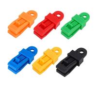 ULTECHNOVO 12 Pezzi Clip per Tenda da Esterno Anti Vento in Pp