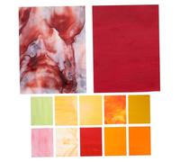 ULTECHNOVO 12 Pezzi Di Piccole Piastrelle In Vetro Per La Creazione Di Articoli Artigianali Vetrate Artistiche Piastrelle In Vetro Per Fai Da Te