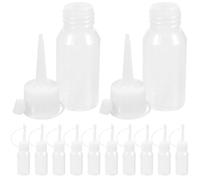 ULTECHNOVO 12 pezzi Flaconi per Tintura Capelli Bottiglie con Beccuccio Punta Stretta Contenitori per Oli Colla e Shampoo Bottiglie Dosatrici Squeeze Resistenti Perdite per Uso Estetico e